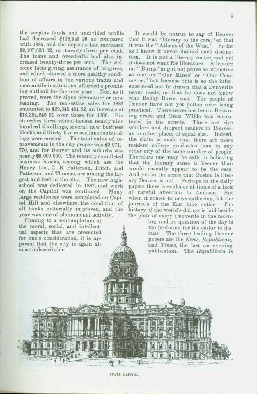 The City of Denver, 1888: an early history of "The Queen City of the Plains". vist0006f